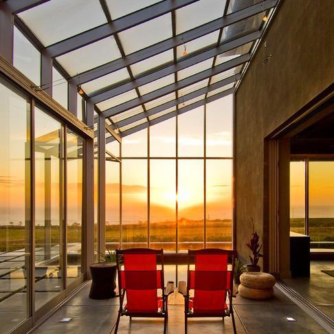 Residence Panoramic Glass Sunroom Terrace Clear Laminated Glass And Aluminum Greenhouse Thermal Insulated Glass Greenhouse