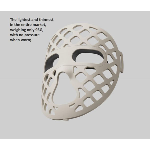 Hollow Out Design Soft Silicone Blue Red yellow Light Therapy LED Face Mask