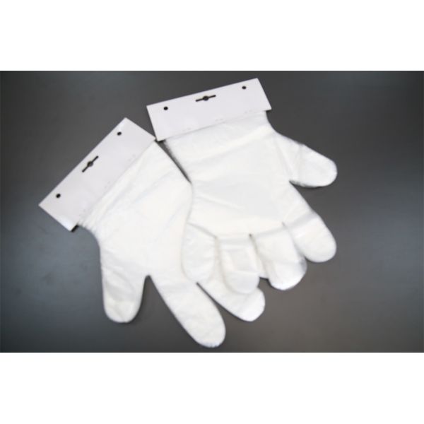 Перчатки плоского пакета устранимые пластиковые для пищевой промышленности кухни/медицинского использования