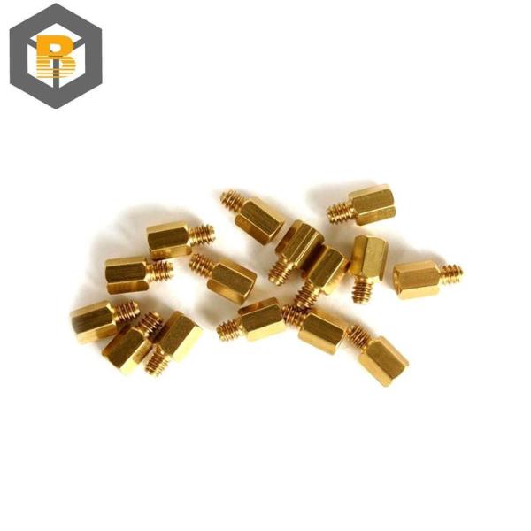 Customized Metal Thread Hex M6 Bolt Spacer Machine Part for Custom by 2D/3D/drawing