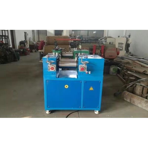 XK-200 Lab Type Rubber and Plastic Two Roll Open Mixing Mill with Adjustable Voltage