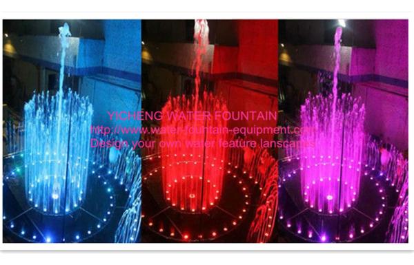 Portable Garden Decoration Dancing Water Fountain Stainless Steel Piping