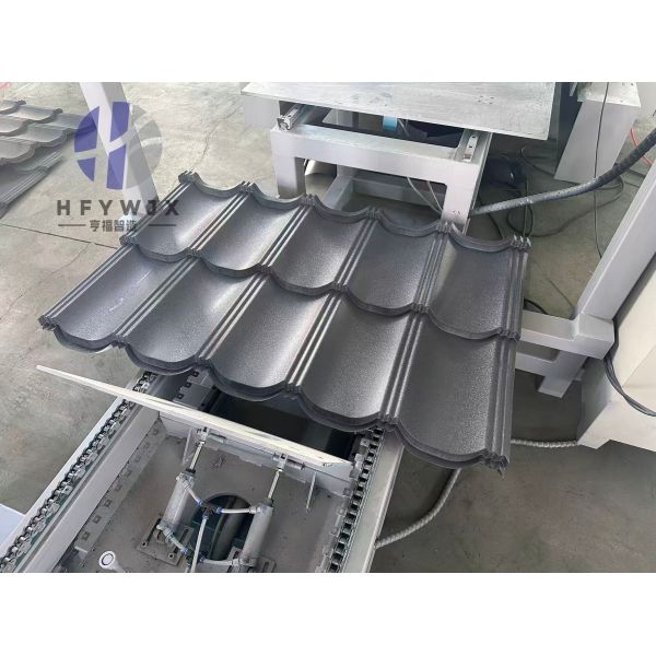 Intelligent Control 16-21 Roll Glazed Tile Roll Forming Machine 1110  Full Automatic