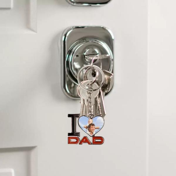 Creative Love Pendant Sublimation Keyring Blanks European American Style Customization