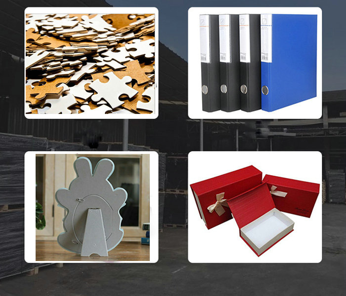 Повторно использованный прокатанный серый картон для вязки книги высокое твердое 1.5mm 2mm толщиной