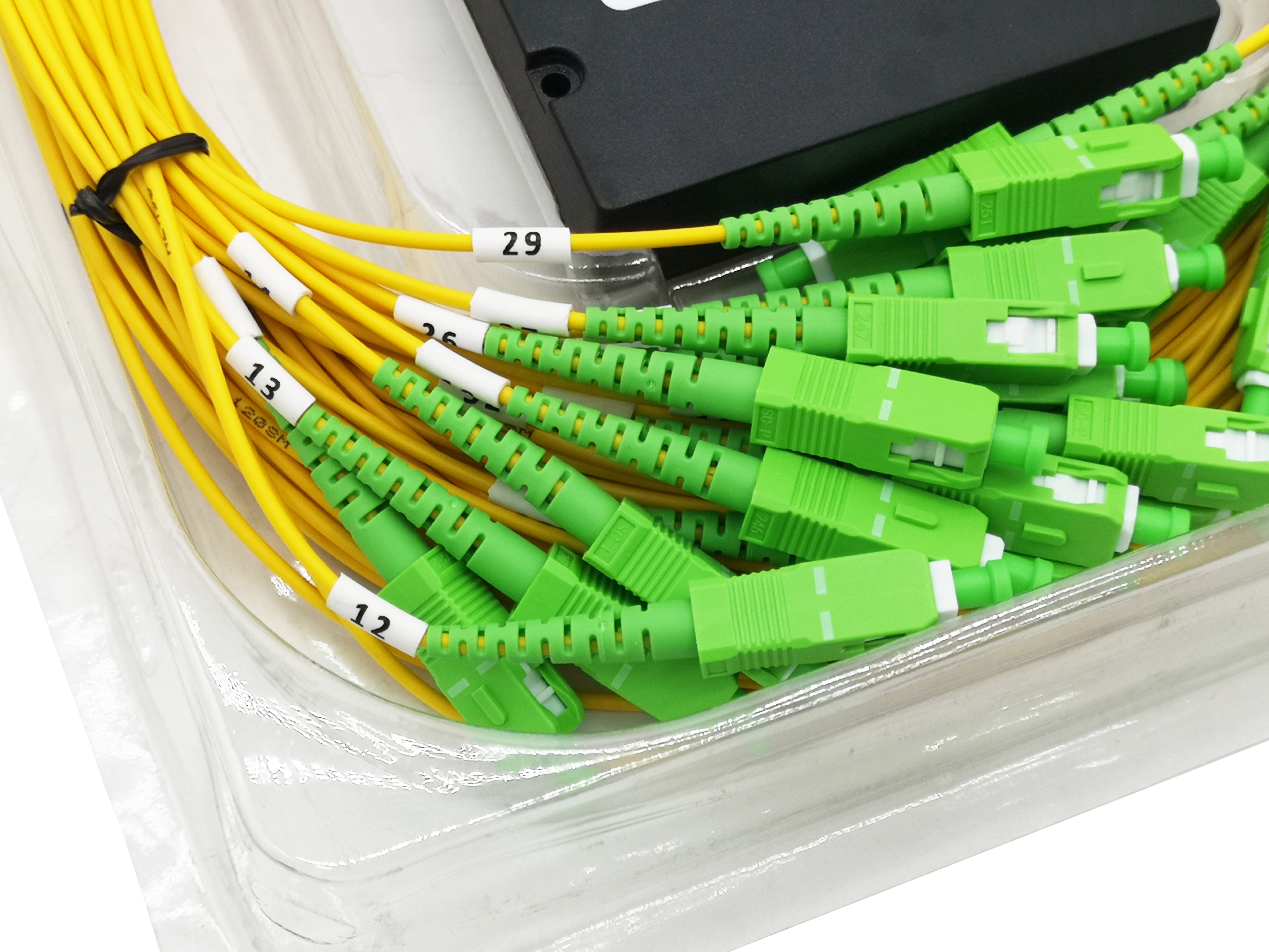 Тип Splitter коробки модуля ABS PLC оптического волокна G652D 1x32