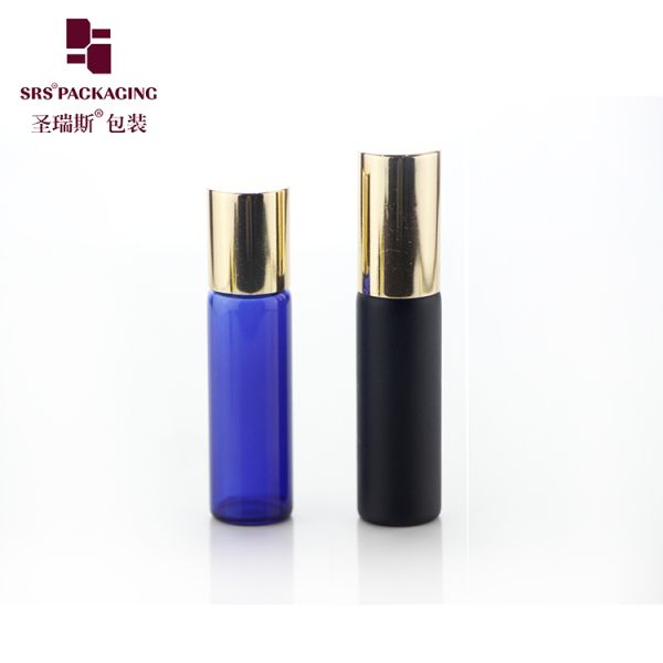 Wholesale 5ml Amber Glass Roll on Bottle  in Stock Empty Cosmetic Packaging Ready to Ship