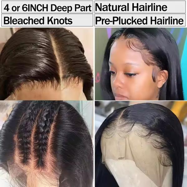 180% density Vietnamese Bob Wig 100% human hair glueless wig Straight 14inch Transparent 13x4 inch lace frontal wig