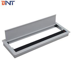 BNT Conference table brush Flip up open cable management box cable grommet