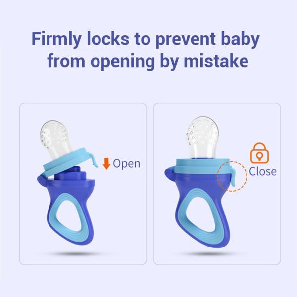 BPA FREE  Silicone Baby Feeding Teething Fruit Feeder For Babies Toddlers Infants Kids