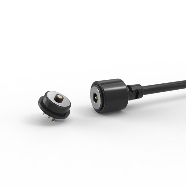 Connecteur de câble magnétique rond à charge rapide avec USB pour vêtements intelligents