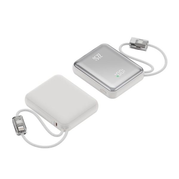 Mini Travel Power Bank 20000mah Compact Portable Charger With 3 Simultaneous Charge