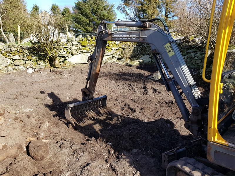 Лесохозяйство грабл щетки экскаватора 13 тонн для строительства дорог